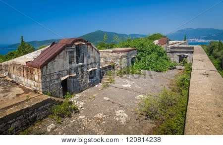 Old fort on the entrance to Kotor Bay