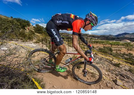 International MTB competition in Chelva, Valencia, Spain