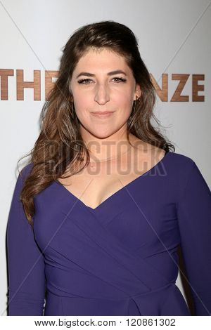 LOS ANGELES - MAR 7:  Mayim Bialik at the The Bronze Premiere at the SilverScreen Theater at the Pacific Design Center on March 7, 2016 in Los Angeles, CA