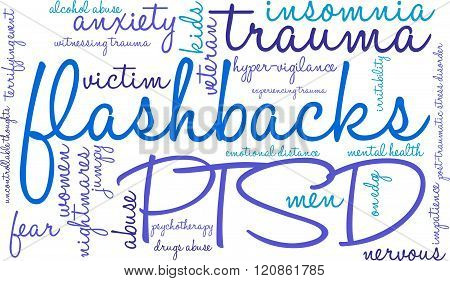 Flashbacks Word Cloud