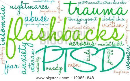 Flashbacks Word Cloud