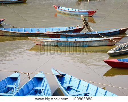 Boats On Lake Fewa