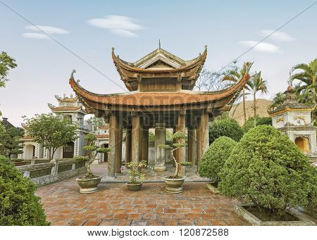 Oriental pagoda in Asia