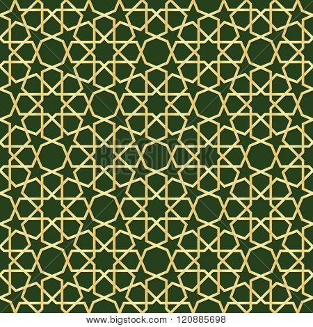 Moroccan gold seamless
