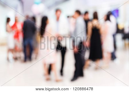 Blurred People In Party