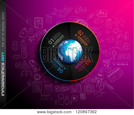 Clean Infographic Layout Template for data and information analysis with a number of solutions available. Ideal for product presentation, item ranking, ideas evaluation and so on.