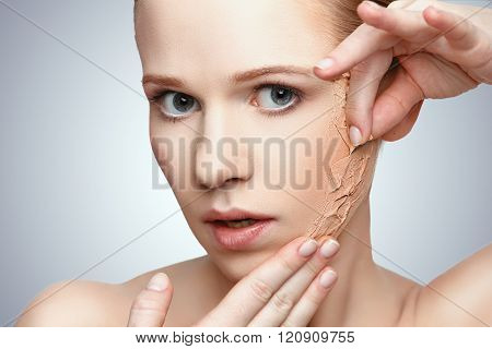 Beauty Concept Rejuvenation, Renewal, Skin Care, Skin Problems