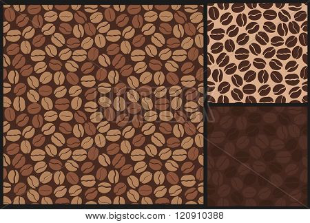 coffee beans pattern