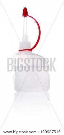 Oilcan isolated on white backgriund.