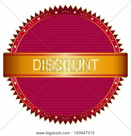 Discount Icon And Label.
