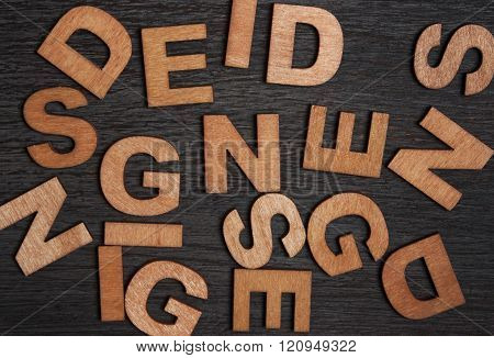 Design Wood Letters The Word