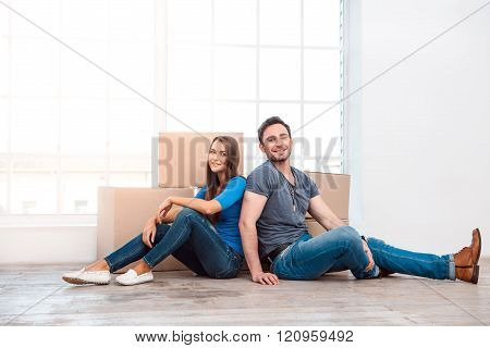 Couple moving to new home