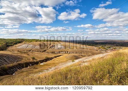Rural Landscape. Belgorod Region. Russia