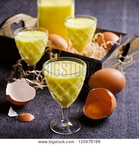 Yellow Liquid In A Glass