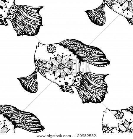 Background Of Abstract Fish