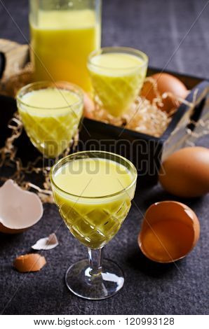 Yellow Liquid In A Glass