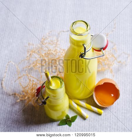 Yellow Liquid In A Glass