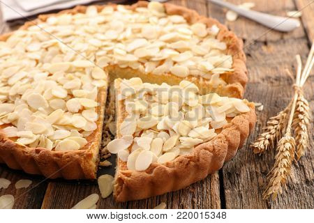 epiphany cake , almond cake and crown