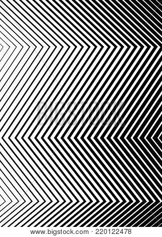 Design elements. Wave of many lines. Abstract wavy stripes on darkbackground. Creative line art. Vector illustration EPS 10. Colourful shiny waves with lines created using Blend Tool.