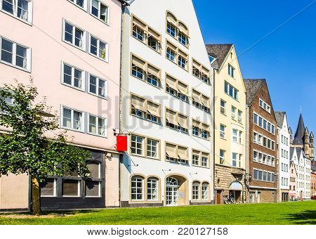 Historical traditional houses in Koeln (Koln), Germany