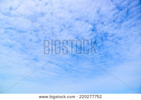 Beautiful Blue Sky With Clouds