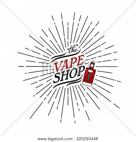 Isometric Block Sunray Burst Electric Cigarette Personal Vaporizer