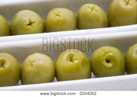 Aperitivo de la oliva