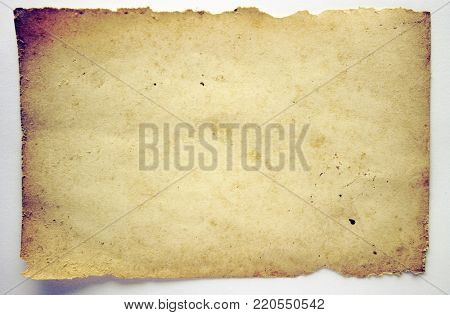 old paper textire with fryed edges ,macro 