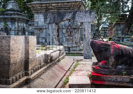 Pashupatinath temple complex in Kathmandu, Nepal
