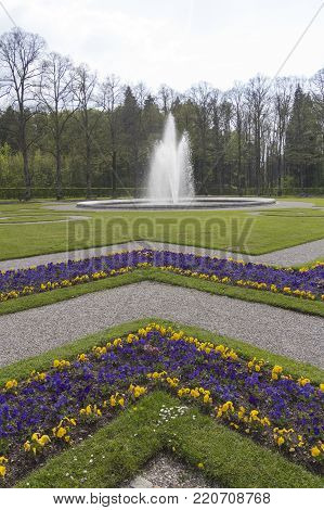 Landscape located on the island of Chiemsee southeast of Munich