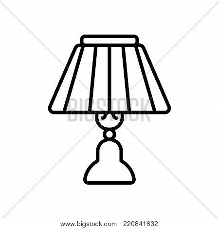 Lamps furniture light design electric vector illustration. Lamps decoration modern, classic bright bulb. Eps 10