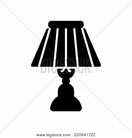 Lamps furniture light design electric vector illustration. Lamps decoration modern, classic bright bulb. Eps 10
