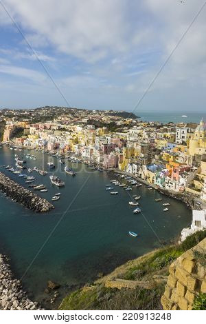 Procida Is One Of The Flegrean Islands Off The Coast Of Naples In Southern Italy