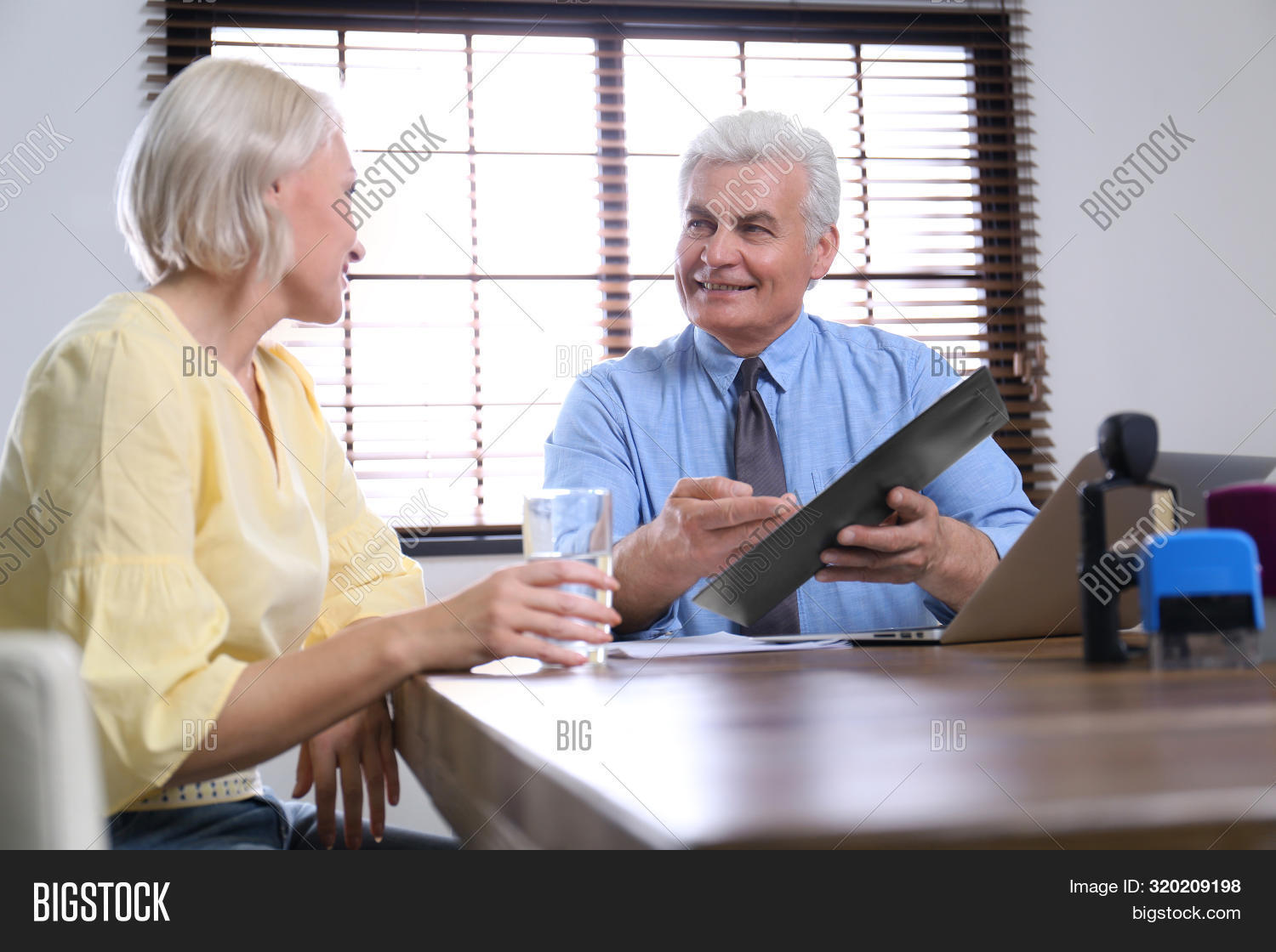 Senior Notary Working Image & Photo (Free Trial) Bigstock