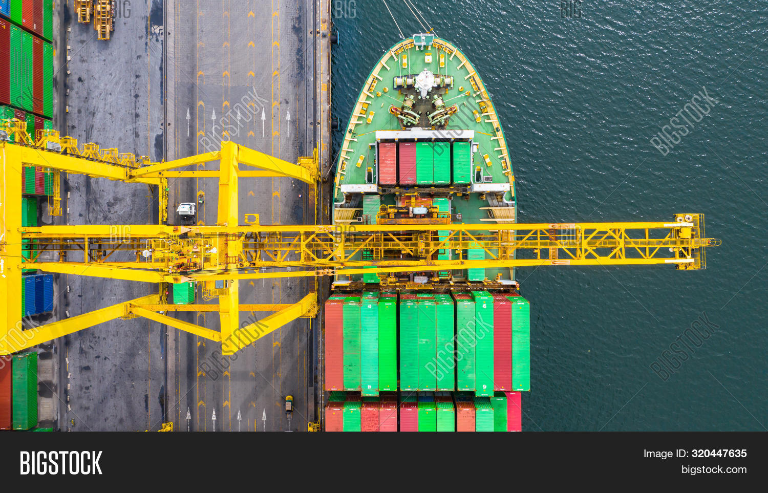 Container Ship Loading Image & Photo (Free Trial) | Bigstock