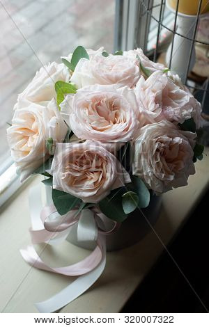 The Most Beautiful Bouquet Of Flowers From Anemone Rose Ranunculus Mattiola Tulip Eucalyptus Narciss