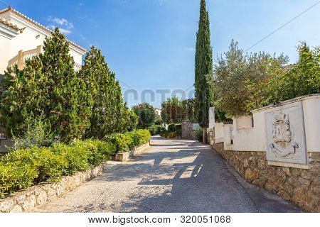 The Small Authentic Streets Of Spetses Island