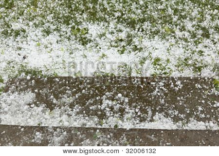 Tempête de grêle