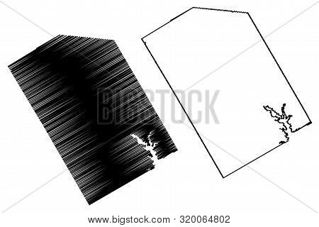 Limestone County, Texas (counties In Texas, United States Of America,usa, U.s., Us) Map Vector Illus