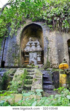 Orman kutsal mağara Tapınağı Bali, Endonezya