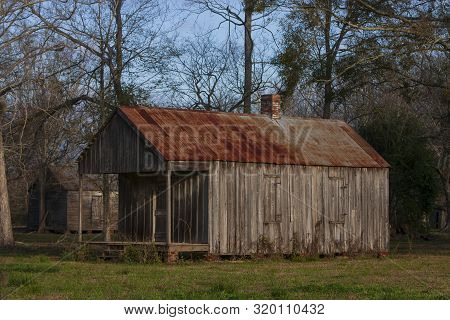 Slave Quarters At The Laurel Valley Sugar Plantation
