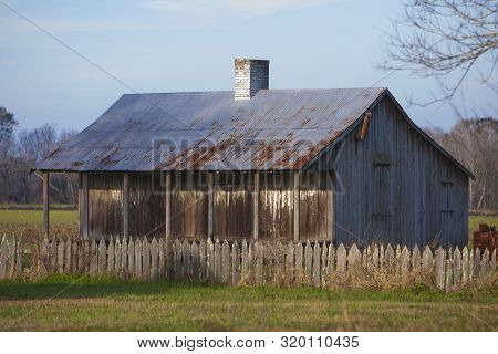Slave Quarters At The Laurel Valley Sugar Plantation