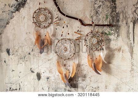 Dream Hunters. Talisman Amulet Native Americans. It Protects Sleeping People