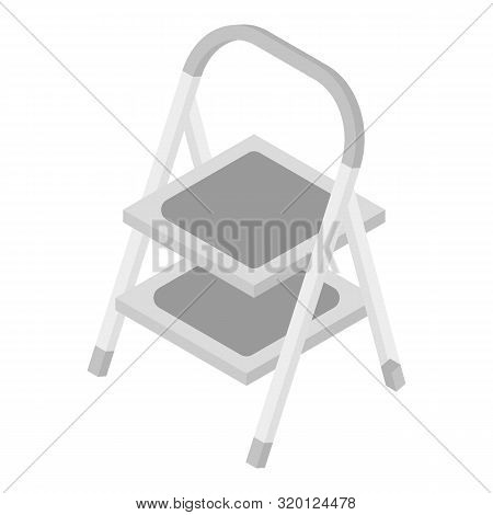 Small Ladder Icon. Isometric Of Small Ladder Vector Icon For Web Design Isolated On White Background