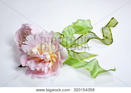 Bouquet Of Flowers On An Isolated Studio Abckground