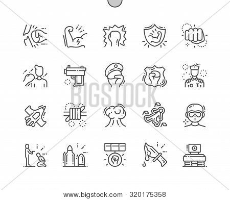 Forse Well-crafted Pixel Perfect Vector Thin Line Icons 30 2x Grid For Web Graphics And Apps. Simple