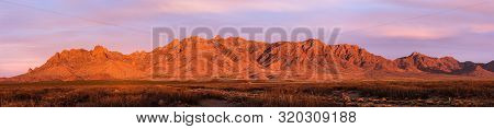 Florida Mountain Range Is Twelve Miles Long Going North To South. Near The City Of Deming New Mexico