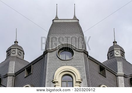 Bucharest, Romania - November 15, 2018: The Beautiful Building Of The Cismigiu Hotel, Built In 1912,