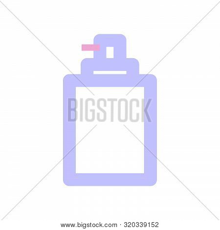 Flat Pink Purple Beauty Makeup Product Icon, Elegant Morandi Color Cosmetic Item, Fashion Accessorie