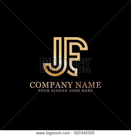 Jf Monogram Logo Inspirations, Letters Logo Template,clean And Creative Designs
